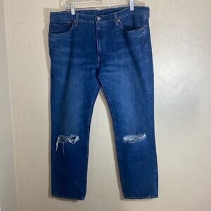 Levi’s busted knee straight leg 511 jeans